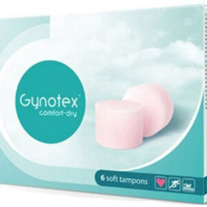 Gynotex DRY Soft Tampons 6 Tampones sin cordón Suaves