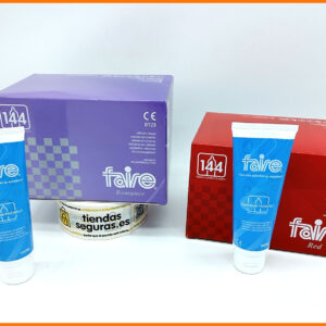 1 Caja Faire Natural 144 Preservativos + 1 Caja Faire Fresa 144 Preservativos + 2 Lubricantes Faire 100ml